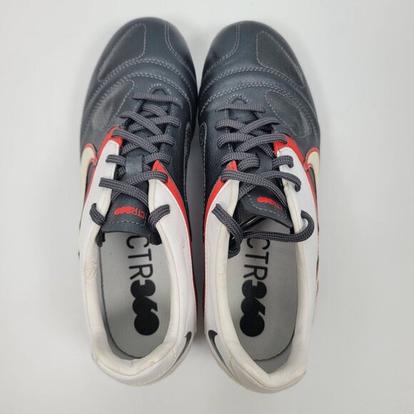 Nike Ctr360 FG Men\'s Black White Athletic Soccer Cleats 428731-016 US Size 6.5